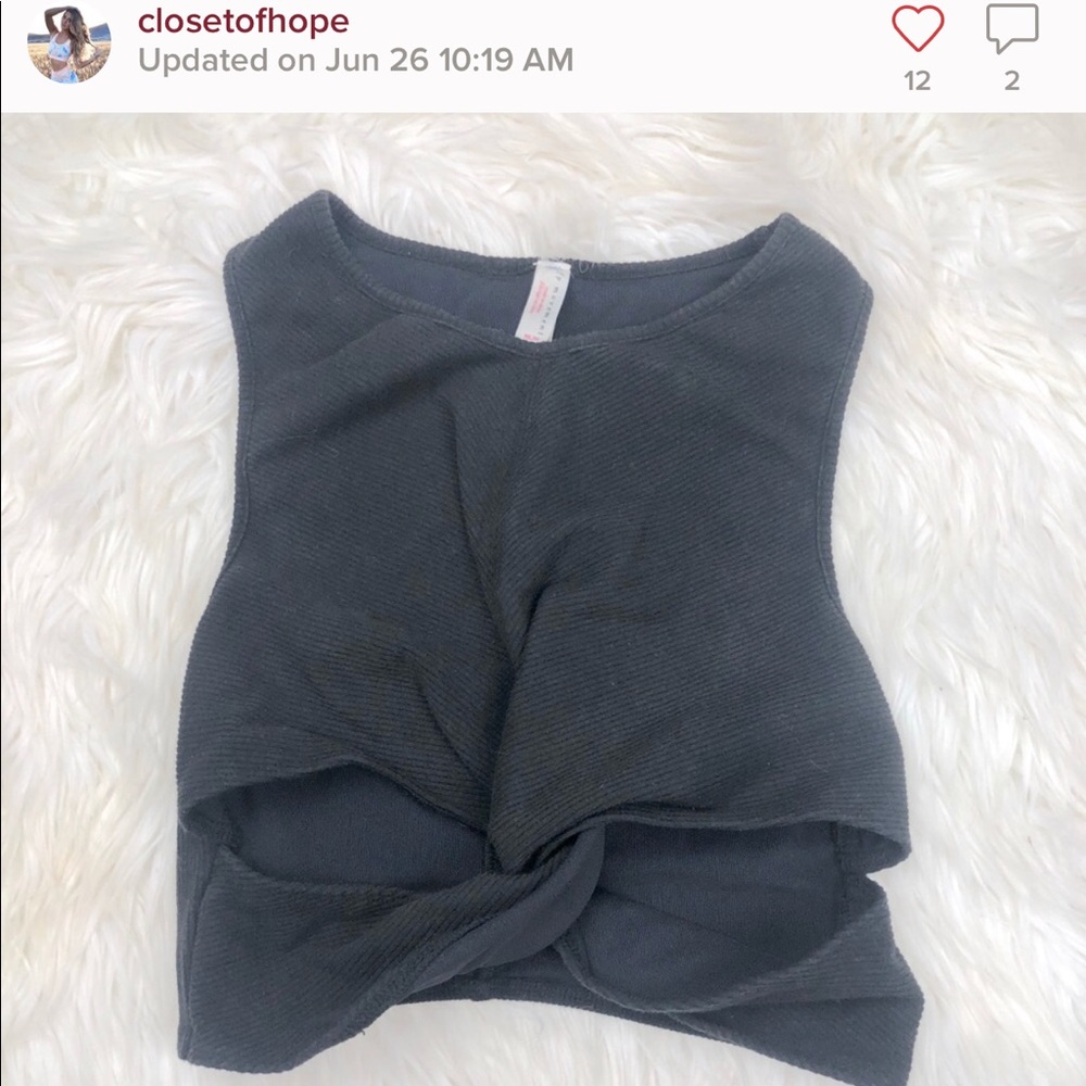 Free People Movement Twist Crop